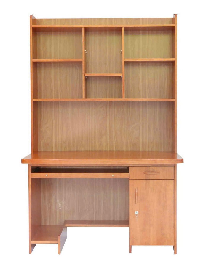 Bàn Học Sinh Liền Giá Sách Gỗ Tự Nhiên 1m BHS13