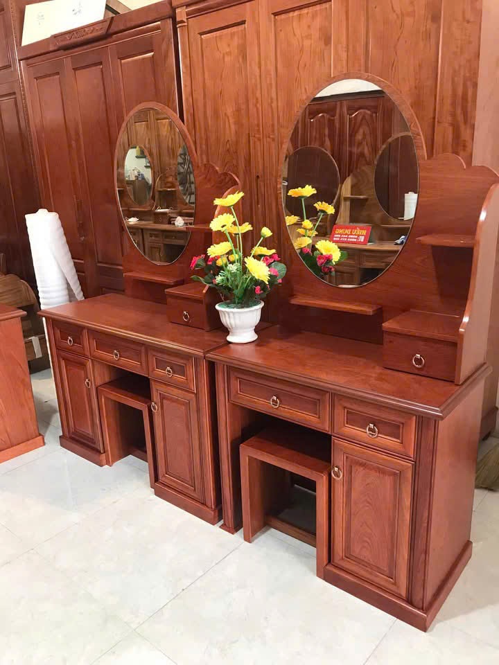 Bàn Trang Điểm Gỗ Xoan Đào Gia Lai BTD57