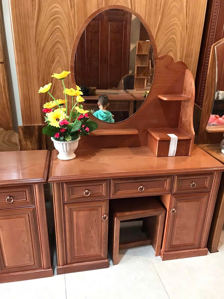 Bàn Trang Điểm Gỗ Xoan Đào 1m BTD56