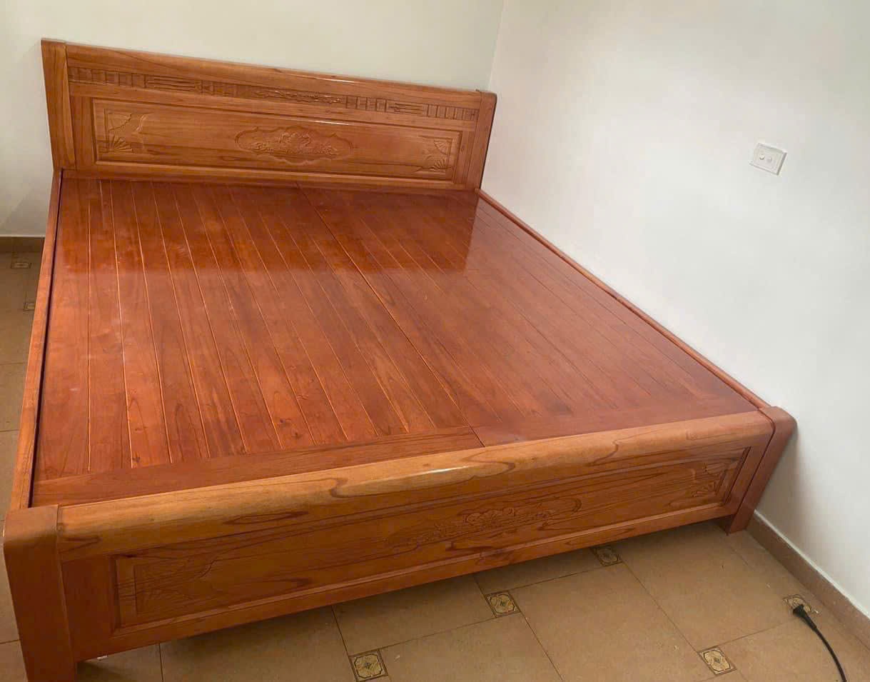 Giường Ngủ 1m6 Gỗ Xoan Đào Bắc GN73
