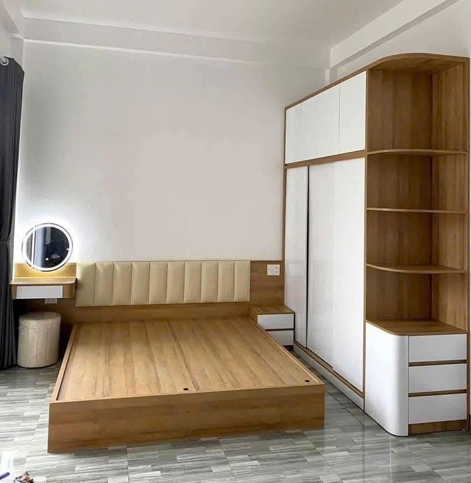 20 Mẫu Tủ Áo Hiện Đại Có kệ Trang Trí Gỗ MDF
