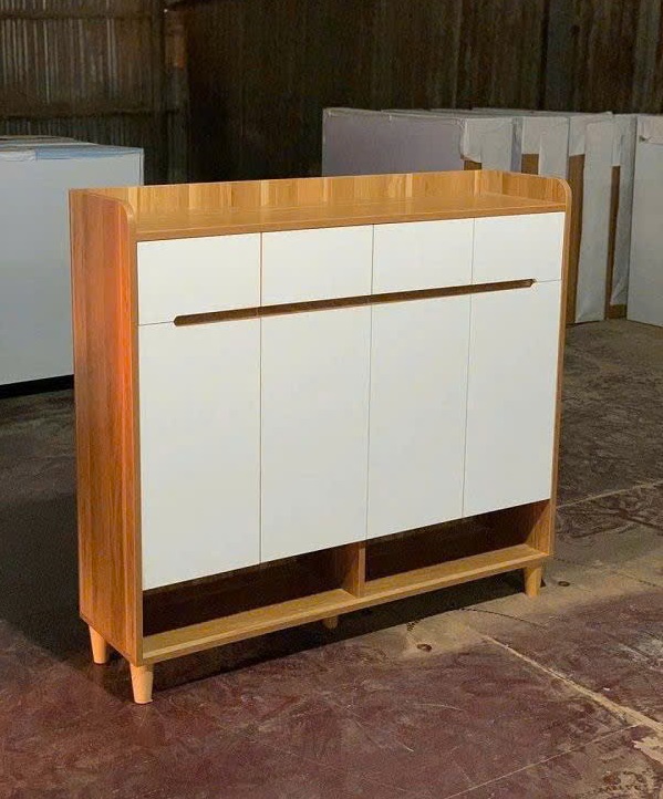 Tủ Để Giầy Dép Gỗ Công Nghiệp 4 Cánh TG31