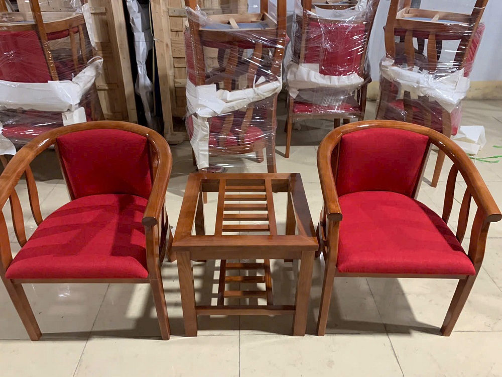 Bàn Trà Kẹp Phòng Ngủ Khách Sạn Gỗ Sồi BTK06