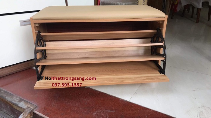 Tủ giầy thông minh 80cm gỗ MDF chống ẩm 