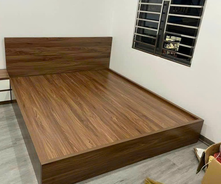 Giường Ngủ 1m2 Gỗ Công Nghiệp Giá Rẻ MDF78