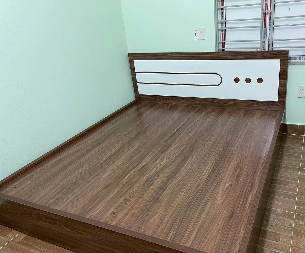 Giường Ngủ 1m6 Gỗ Công Nghiệp Có Ngăn Kéo MDF81