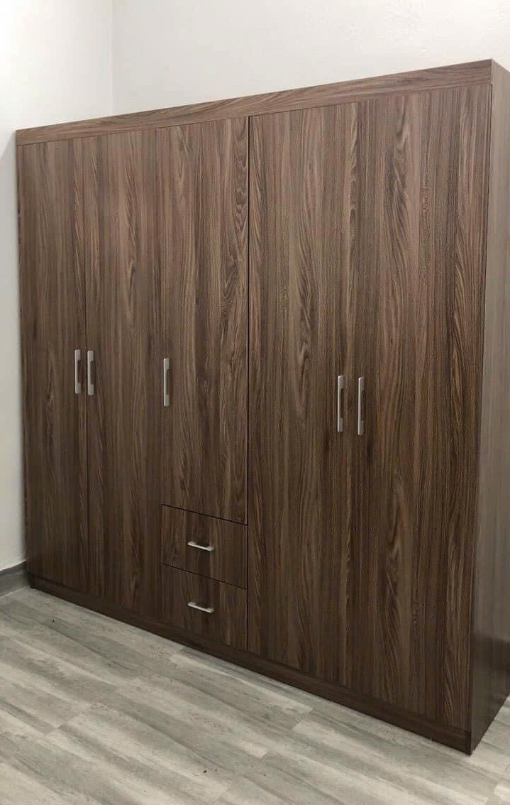 Tủ Quần Áo 5 Cánh 3 Buồng Gỗ Công Nghiệp MDF84