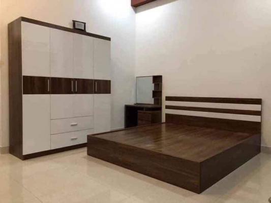 Bộ Giường Tủ Gỗ Công Nghiệp Hiện Đại MDF29