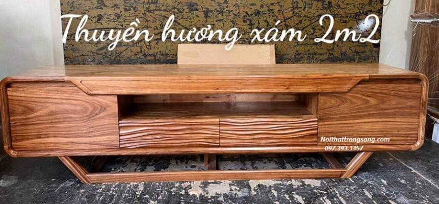 Kệ Tivi Mẫu Zito Gỗ Hương Xám Hiện Đại KTV23